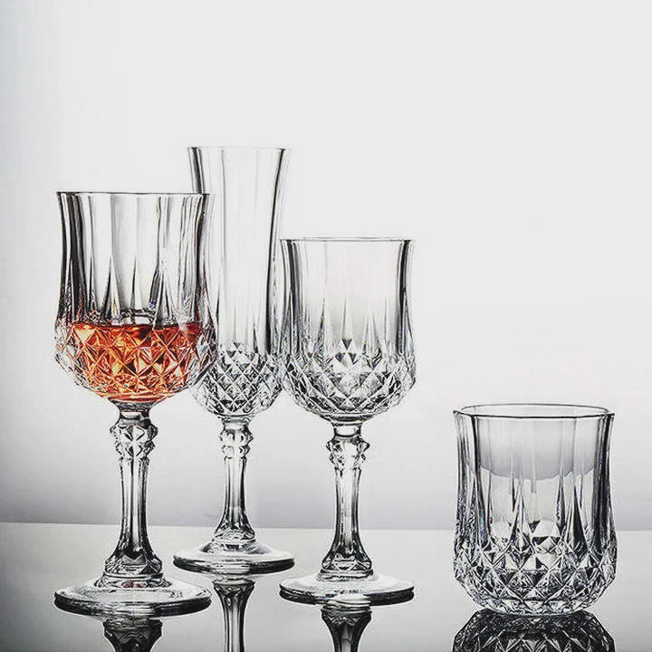 Crystal Flute Glass Set For Wedding & Champagne