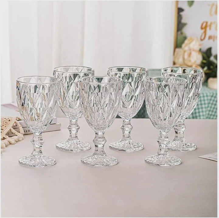 Luxury Crystal Goblet Wine Glass Set For Red Wine