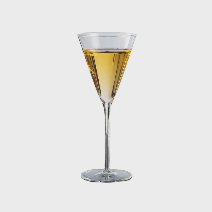 Handmade Crystal Cocktail Glasses Set For Bar & Party