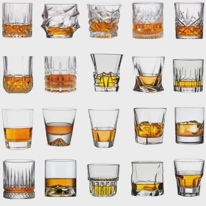 Crystal Whiskey Cocktail Glass Set
