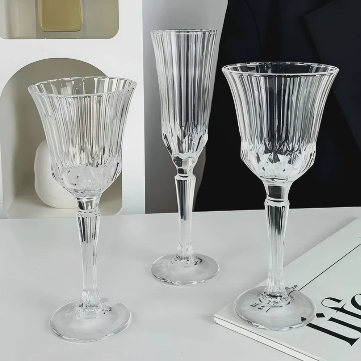Retro Crystal Wine Glass Goblet