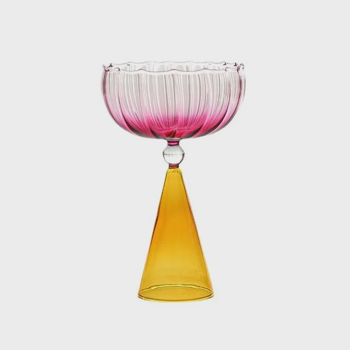 Gradient Crystal Wine Goblet Set