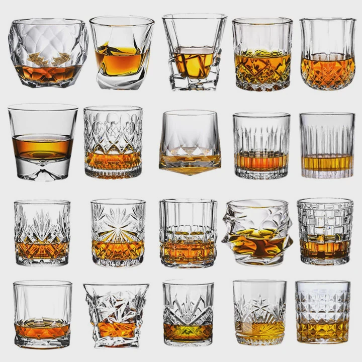 Diamond Crystal Whiskey Glass Old Fashioned
