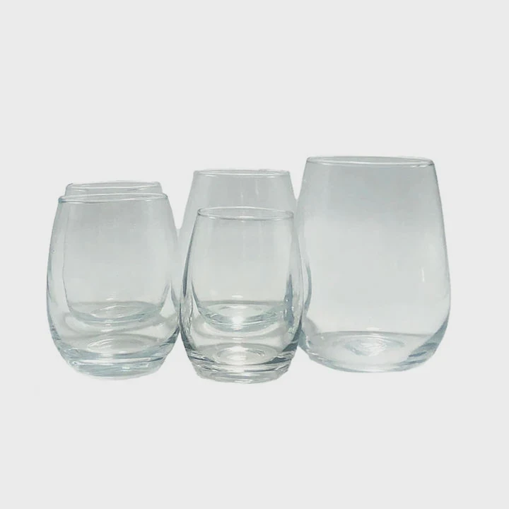 Crystal Stemless Wine Tasting Glass