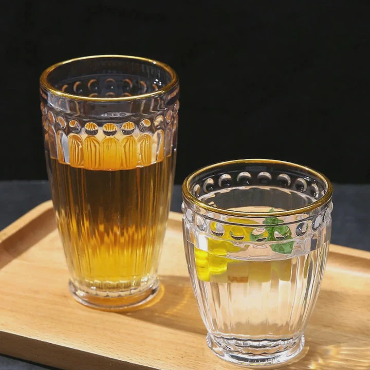 Custom Embossed Crystal Glass Set 260Ml