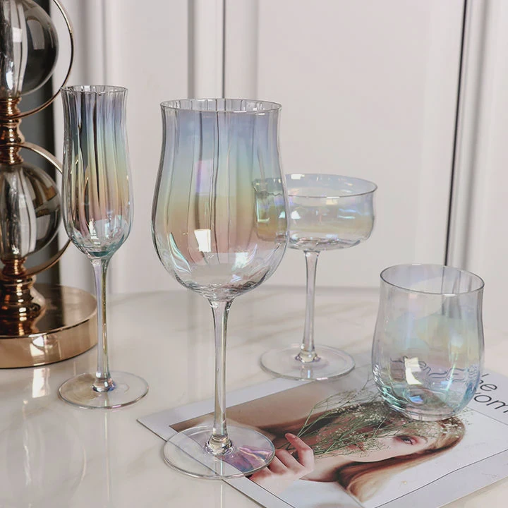Handmade Crystal Goblet Medusa Pattern