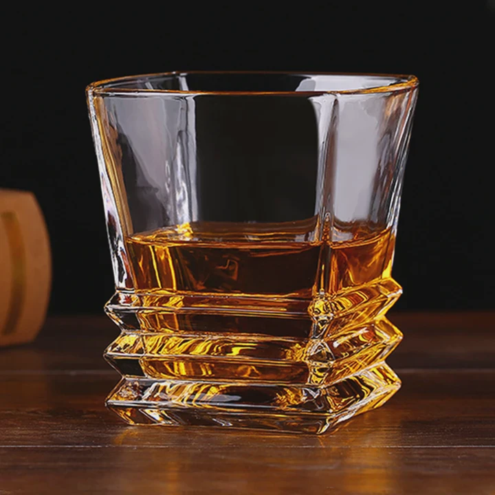 Japanese Crystal Old Fashion Whiskey Glass