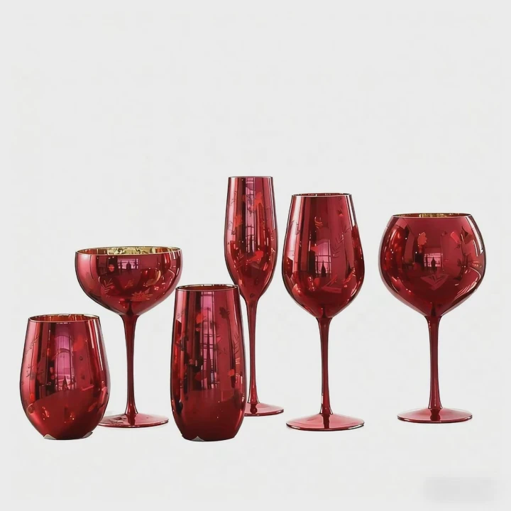 Stemless Crystal Wine Cup Set