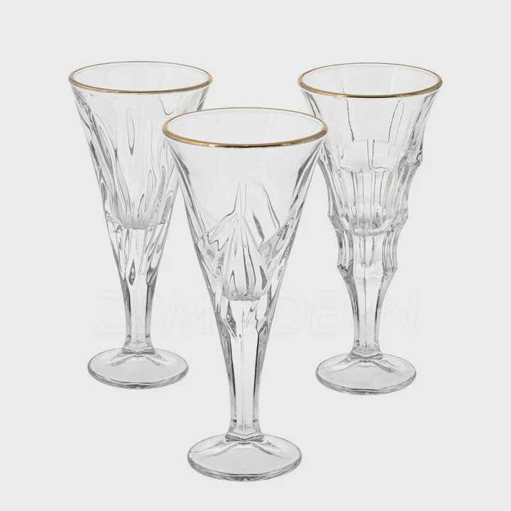 Vintage Crystal Wine Glass Collection