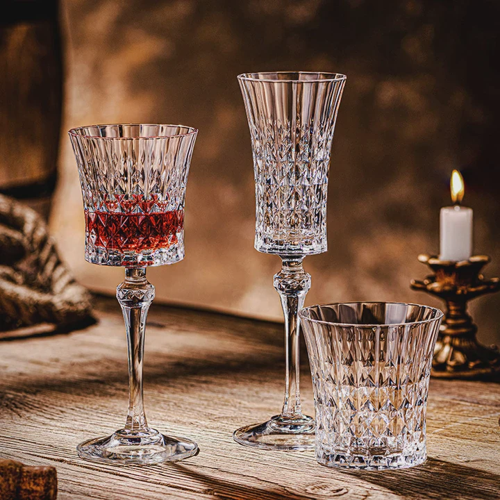 Long Stem Crystal Wine Glass Gift