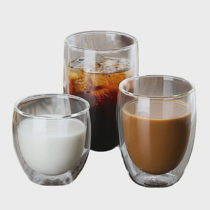 Double Wall Borosilicate Glass Cup