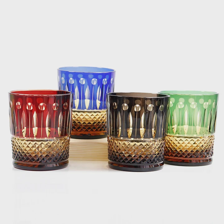 Diamond Cut Crystal Whiskey Cup 240Ml