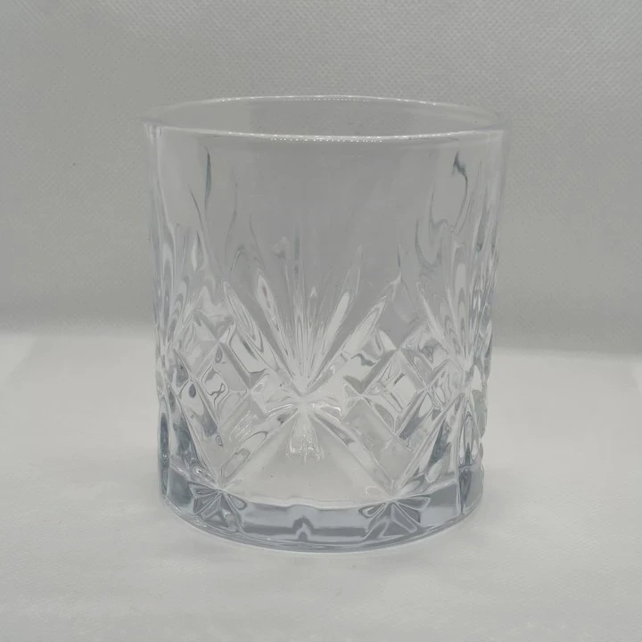 Lead-Free Crystal Rocks Whiskey Glass
